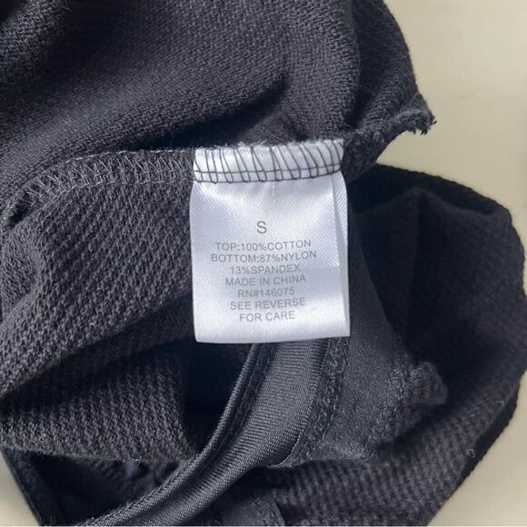 Free People Peek Aye Henley Black Bodysuit Small NWT - Picture 12 of 12